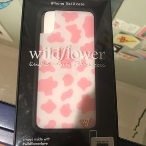 Wildflower Xs/x Pink Cow Phone Case